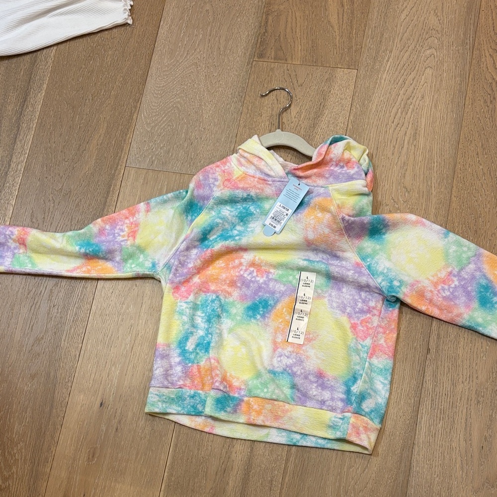 Colorful Tie-Dye Kids Hoodie